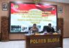 Polri Belajar, Polres Blora Gelar Pelatihan Penanganan Tindak Pidana Pemilu
