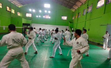 Polres Blora Gelar Ujian Beladiri Periodik Bagi Anggota