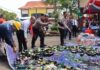Ciptakan Harkamtibmas Jelang Lebaran, Forkopimda Bojonegoro Musnahkan Miras dan Knalpot Brong