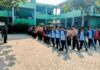 Giat MPLS SMK Diponegoro, Babinsa Koramil Purwosari Bojonegoro berikan Materi Wasbang dan Bela Negara