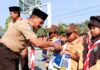 Hadiri Upacara Hari Pramuka ke- 62 Tahun 2023, Ini Harapan Danramil Padangan Bojonegoro