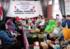 Bersama Forkopimcam, Danramil Dander Bojonegoro sambut Tim Surveyor Reakreditasi FKTP Puskesmas Ngumpakdalem