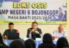Babinsa Kodim Bojonegoro bekali Pengurus OSIS SMPN 6 dengan Wasbang dan Bela Negara