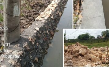 Proyek Saluran Pembuangan di Soko Diduga Tak Sesuai Spesifikasi, DPU Tuban Diminta Tegas