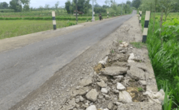 Jalan Plajan–Mander Baru Selesai Sudah Rusak, Warga Pertanyakan Kualitas Proyek Rp 1,129 Miliar
