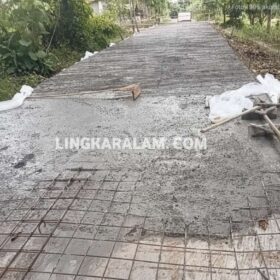 Lantai Kerja dan Pemasangan Wiremesh Dinilai Tidak Standar, Risiko Retak Dini Mengancam Rigid Beton Kebonagung Padangan