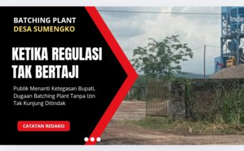 Ketika Regulasi Tak Bertaji, Batching Plant Diduga Ilegal Nihil Penindakan, Ada Apa?