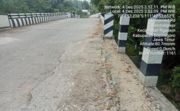 Jembatan Bandungrejo–Setren Dibangun Beton Permanen, Warga Sambut Optimisme Baru