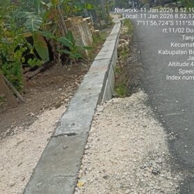 Proyek Drainase APBD 2025 di Tanjungharjo Belum Rampung, DPKPCK Bojonegoro Jadi Sorotan