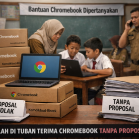 Penyaluran Chromebook di Tuban Disorot, Sejumlah Sekolah Terima Bantuan Tanpa Proposal