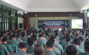 Primkop Kartika Jaya Angling Darmo Kodim 0813 Bojonegoro Gelar RAT Tutup Buku 2025, Tegaskan Komitmen Kesejahteraan Anggota