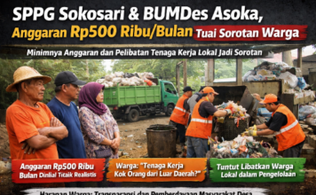 SPPG Sokosari Gandeng BUMDes Asoka, Anggaran Rp500 Ribu/Bulan Tuai Sorotan Warga