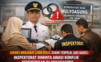 Sekdes Menjabat Lebih Dulu, Suami Terpilih Jadi Kepala Desa: Tata Kelola Pemdes Mulyoagung Tetap Disorot