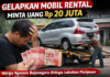Diduga Gelapkan Mobil Rental, Warga Desa Tergulunan Bojonegoro Minta Uang Rp20 Juta