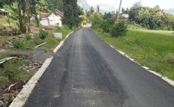 Proyek Aspal BKKD di Krondonan Bojonegoro Baru Selesai Sudah Ditambal, Warga Pertanyakan Pengawasan