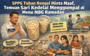 SPPG Tuban Rengel Minta Maaf, Temuan Sari Kedelai Menggumpal di Menu MBG Ramadan
