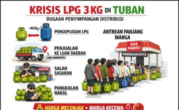 Kelangkaan LPG 3 Kg di Tuban Kian Parah, Dugaan Oplosan, Penjualan ke Luar Daerah hingga Penyimpangan Penggunaan Menguat