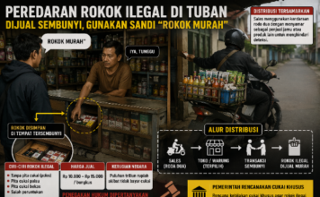 Peredaran Rokok Ilegal di Tuban Disorot: Modus Terselubung, Pengawasan Dipertanyakan