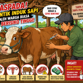 “Suntik Induk Sapi Ilegal Marak di Tuban, Warga Nekat Jadi ‘Dokter Dadakan’”
