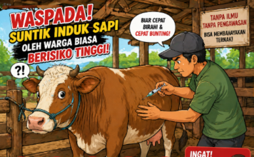 “Suntik Induk Sapi Ilegal Marak di Tuban, Warga Nekat Jadi ‘Dokter Dadakan’”