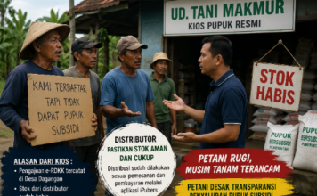 Petani Protes, Penyaluran Pupuk Subsidi di Kumpulrejo Tuban Diduga Tak Sinkron