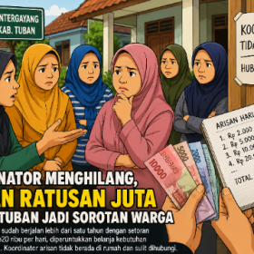 Koordinator Menghilang, Arisan Ratusan Juta di Soko Tuban Jadi Sorotan Warga