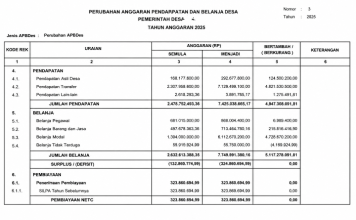 Misteri SiLPA Rp1,49 Miliar di Bojonegoro: Melonjak Tiba-Tiba, Dokumen APBDes Sebelumnya Tak Beri Sinyal