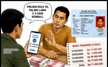 Janji Kembalikan Uang dalam Tiga Hari, Rp71 Juta Milik Joko Nugroho Tak Kunjung Dibayar, Korban Bersiap Tempuh Jalur Hukum