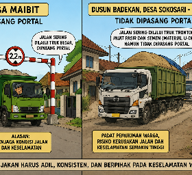 Portal dan Jalan Badekan: Ketika Keselamatan Warga Menuntut Konsistensi
