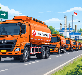 Sejumlah Truk Tangki PT PWS Angkut Minyak dari Cepu ke Pertamina EP Soko, Legalitas Angkutan Disorot